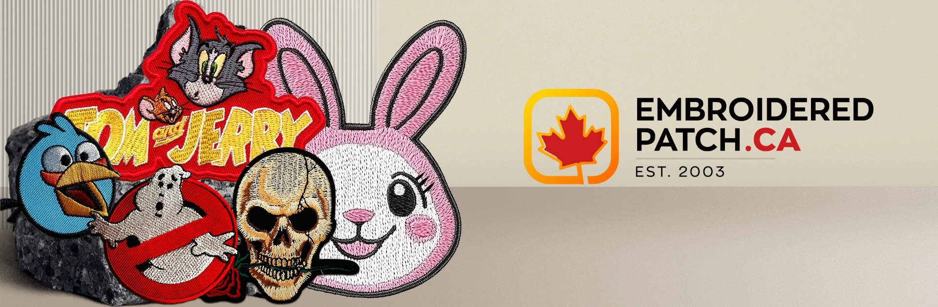 Cartoon Embroidery Banner