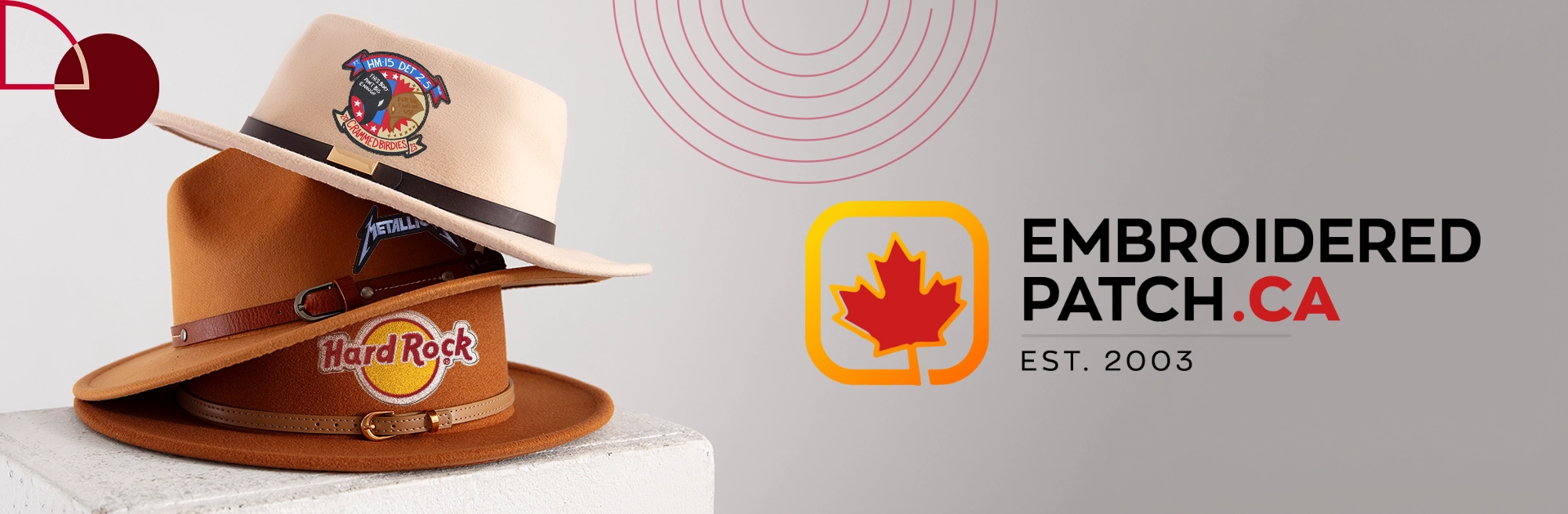 Hat Patches Banner Hat Patches Banner