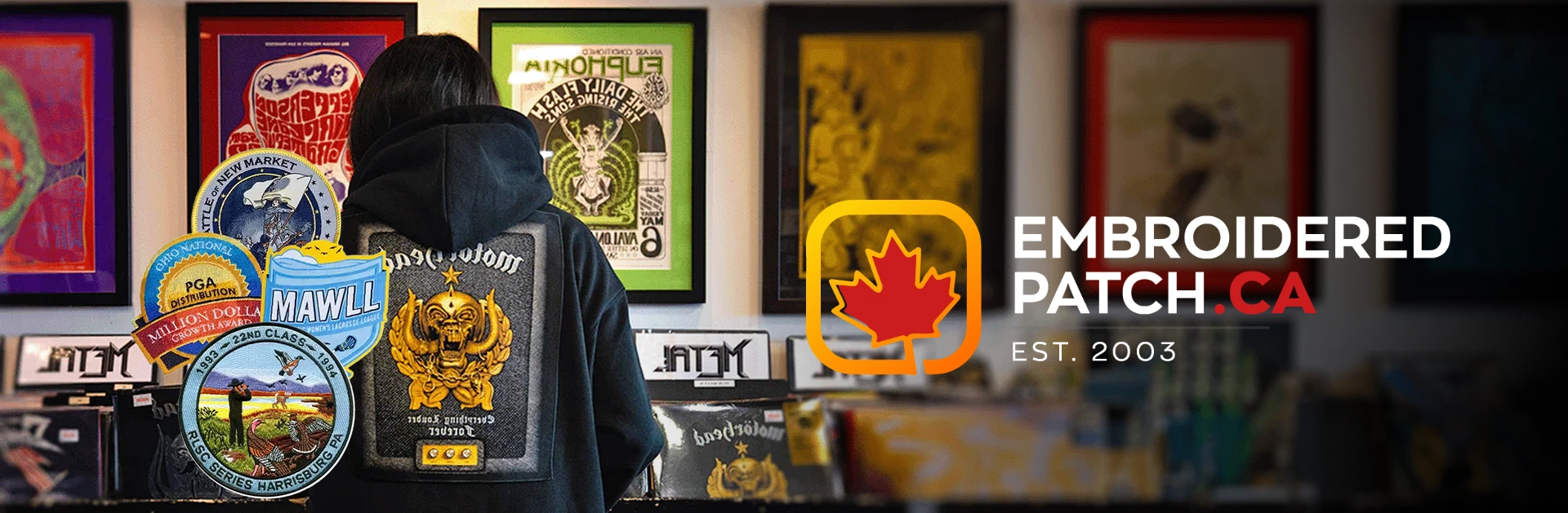 Sew-On Patches Banner Sew-On Patches Banner