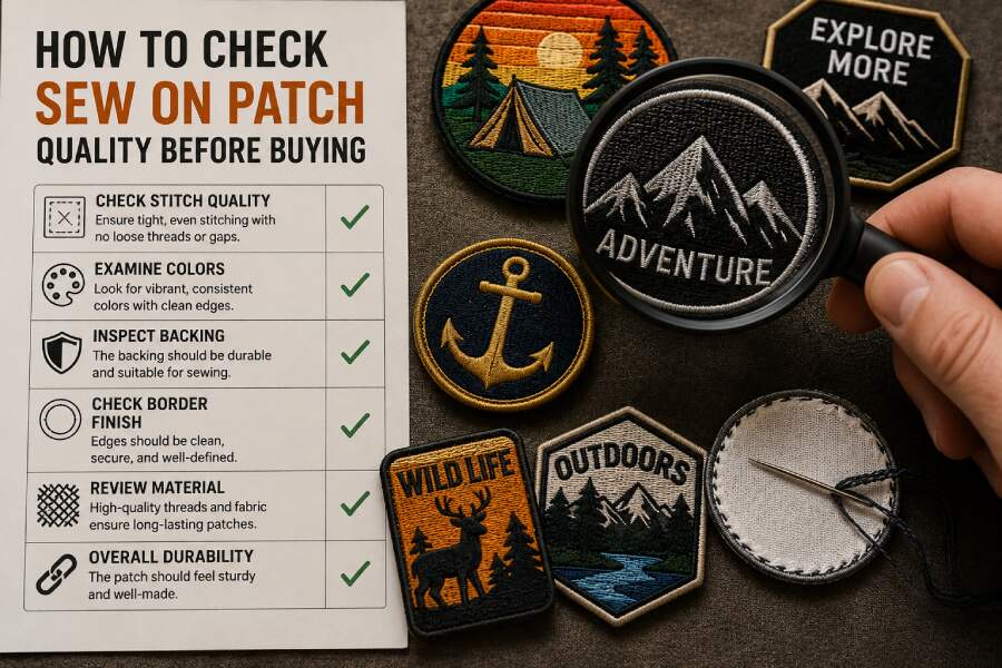 Check Sew On Patch Quality Before Buying