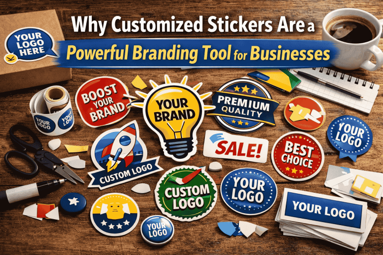 Customized Stickers For Business Branding