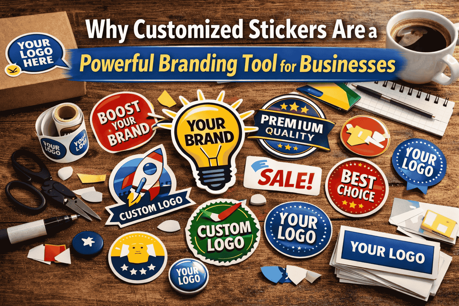 Customized Stickers For Business Branding