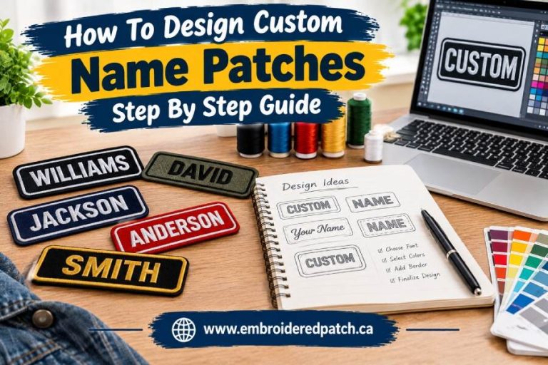 Design Custom Name Patches Step By Step Guide