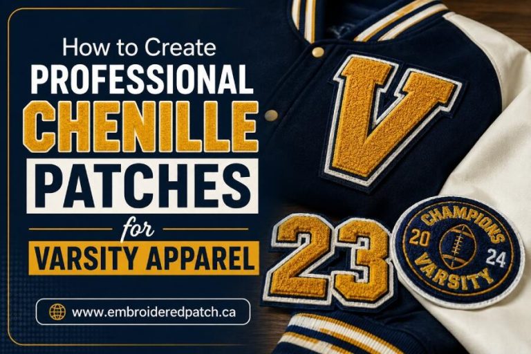 Professional Chenille Patches for Varsity Apparel